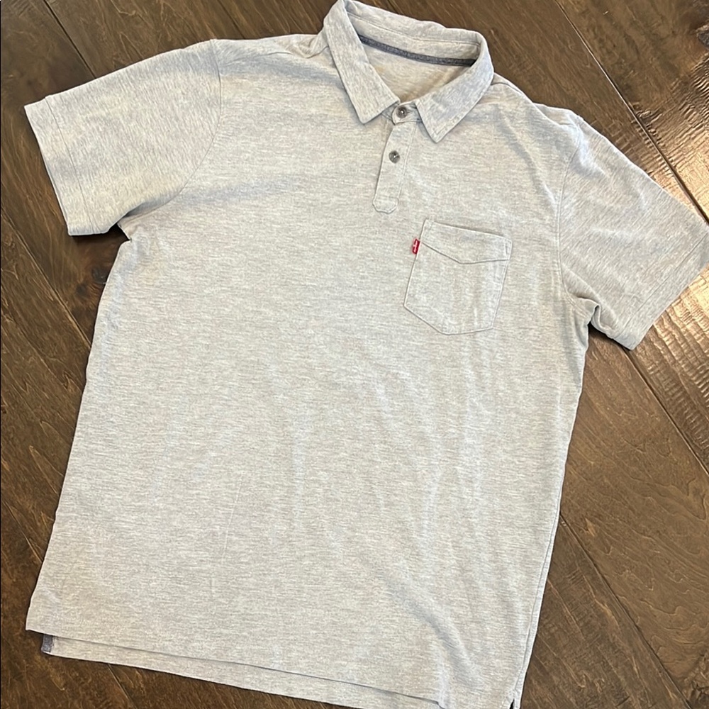 Levi's Cotton Stretch Preppy 90’s Polo Shirt with pocket